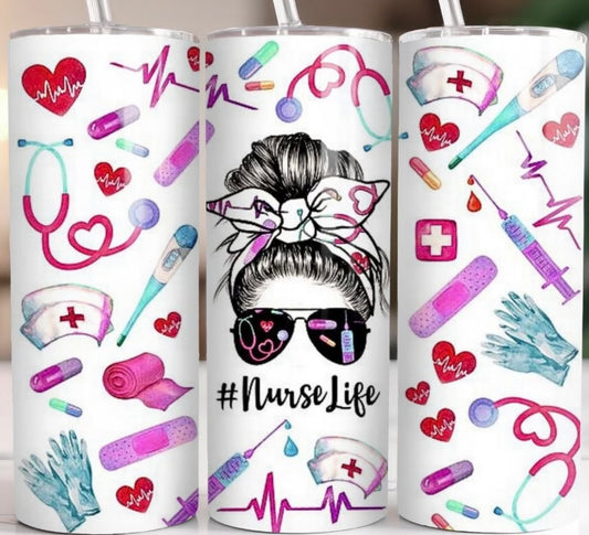 Nurse Life 20 oz Tumbler